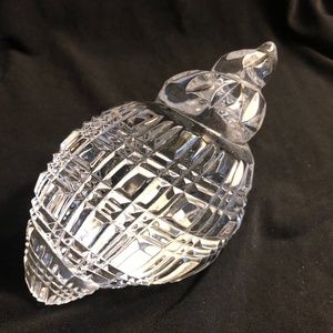 Waterford Crystal Conch Shell Sculpture